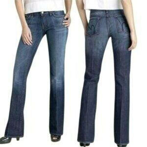 Citizens Of Humanity Dita Petite Bootcut Jeans Size 30 Mid-Rise Stretch Denim Ma